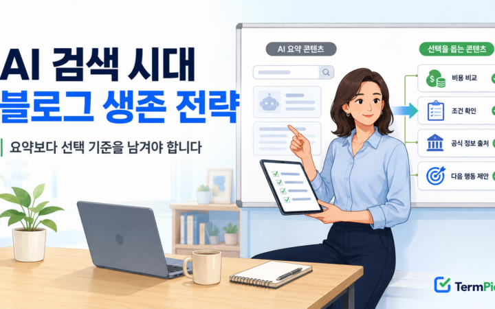 AI 검색 시대 수익형 블로그 글을 판단형 콘텐츠로 바꾸는 운영 전략