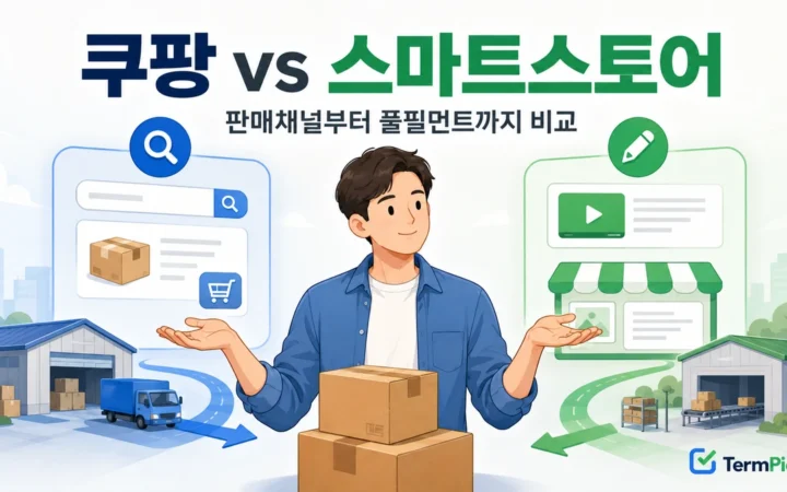 쿠팡 마켓플레이스 vs 스마트스토어 판매채널과 풀필먼트 선택을 비교하는 온라인 판매자