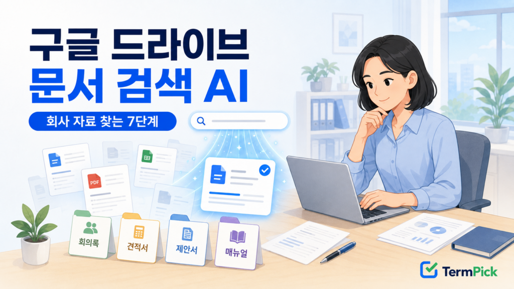 구글 드라이브 문서 검색 AI로 회사 자료를 찾는 7단계