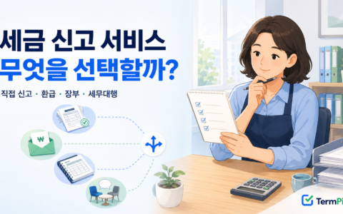 홈택스 삼쩜삼 머니핀 자비스 비교를 통해 세금 신고 방법을 선택하는 개인사업자