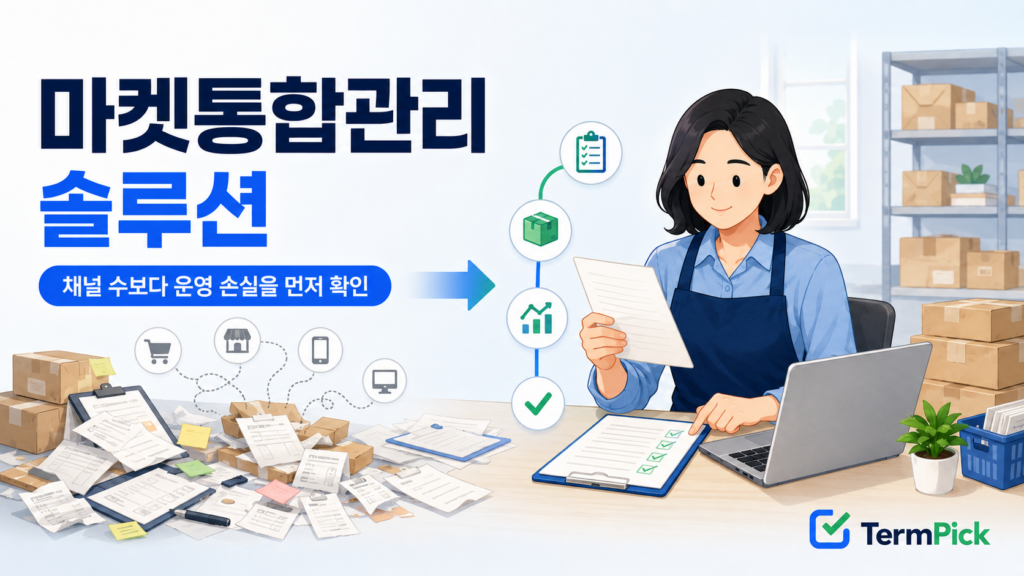 마켓통합관리 솔루션 도입 전 주문과 재고 오류를 확인하는 온라인 판매자