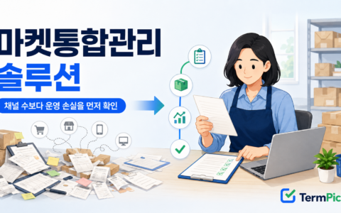 마켓통합관리 솔루션 도입 전 주문과 재고 오류를 확인하는 온라인 판매자