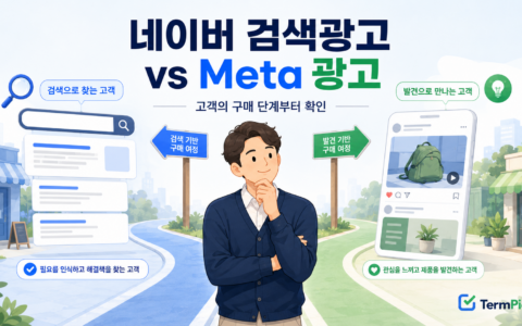 네이버 검색광고 vs Meta 광고 선택 기준을 비교하는 사업자