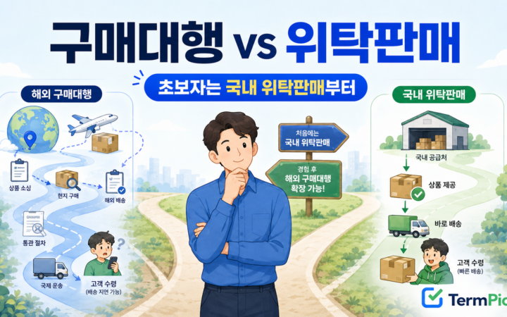 구매대행 vs 위탁판매 선택 기준을 비교하는 초보 온라인 창업자