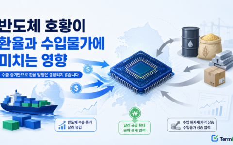 반도체 호황과 환율 변화가 수입물가와 사업자 원가에 전달되는 구조