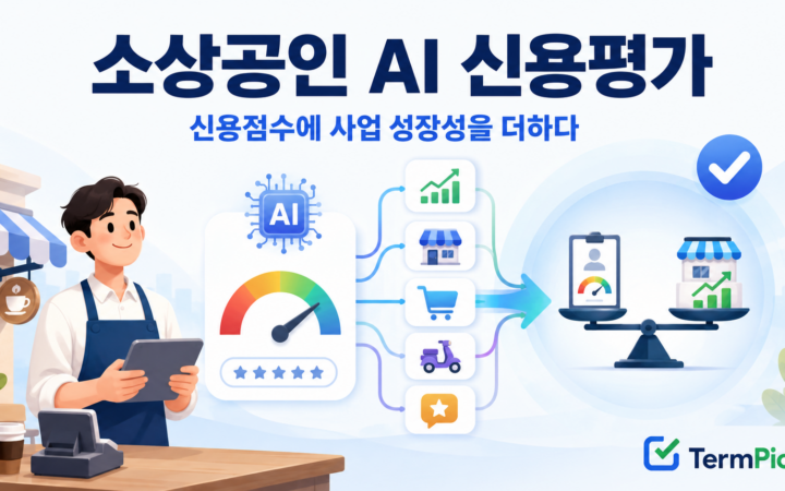 소상공인 AI 신용평가에서 기존 신용등급과 사업 성장등급을 함께 보는 구조