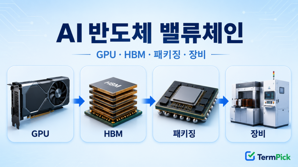 AI 반도체 밸류체인 단계별 구조