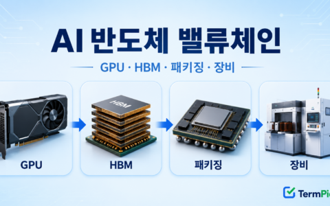 AI 반도체 밸류체인 단계별 구조