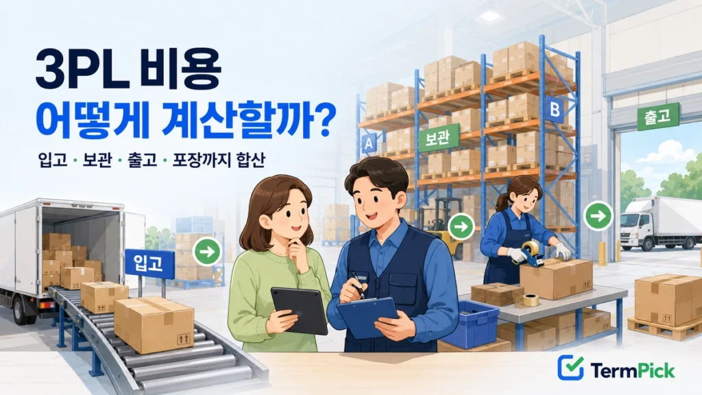 3PL 비용을 입고 보관 출고 포장 항목으로 나누어 계산하는 판매자